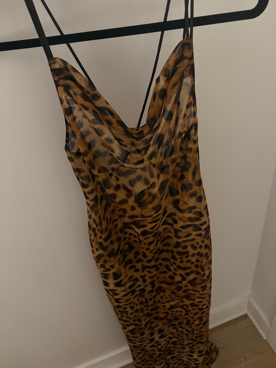 Victoria's Secret Dresses & Skirts - Leopard Print Slip Dress - Spaghetti Straps